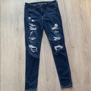 American Eagle Distressed Jegging